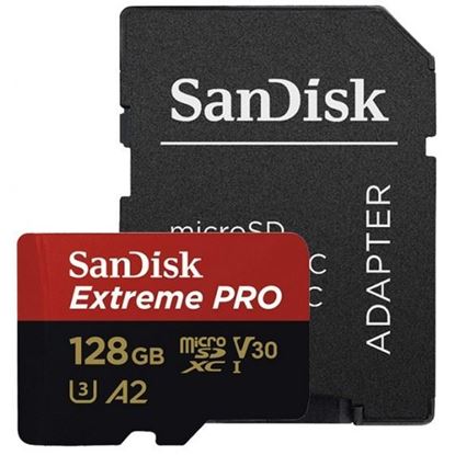 Picture of Micro SD SanDisk Extreme Pro V30 A2 128GB 170MB/s